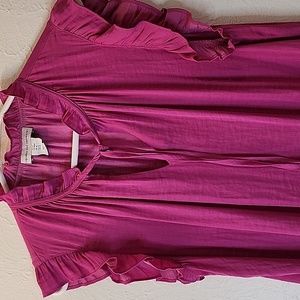 Cupcakes & Cashmere womens blouse top Pink